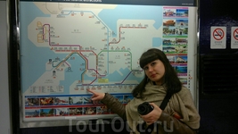 Настал новый день и пришло время для очередных впечатлений! Карта метро Гонконга