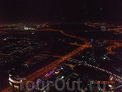 вид Дубая с башни Бурдж-Халифа 1