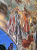 Фрагмент храмовой росписи - расправа горожан с дьяками, которых посчитали организаторами убийства царевича.