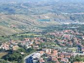 Вид с высоты Сан-Марино