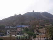 На горах "великая джайпурская стена ".