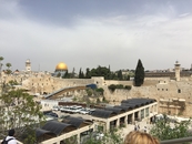 Вид на мечеть аль-Акса в Иерусалиме и Соломоновы Конюшни