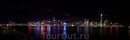 Панорама Залива Виктории ночью...