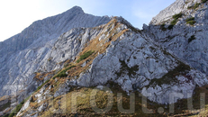 вмд на гору Альпшпитце, 2628 м от горной станции на высоте около 2020м
