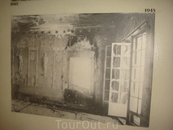 Фотография зелёной комнаты сразу после войны.