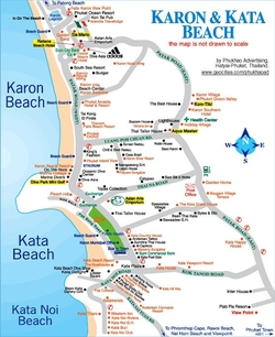 Карта пляжа Карон