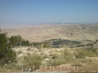 Вид с Горы Небо на долину реки Иордан. Святые места, душа радуется....