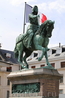 Памятник Жанне д Арк на площади Мартруа.