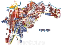 Карта Бузулука