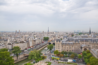 Вид с Notre Dame de Paris