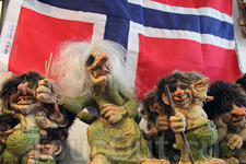 Тролли в сувенирном магазине Осло (рядом с городской ратушей)