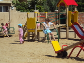 игровая детская площадка на территории пансионата