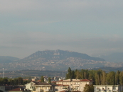 Вид из отеля на Сан Марино