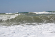 Бурное Эгейское море.