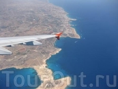 Вид Кипра с самолета