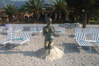 Скульптура на одном из пляжей