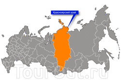 Красноярский край на карте