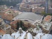 главная смотровая площадка Рима - на соборе Св. Петра