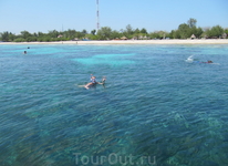 снорклинг на островах Gili