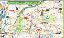 Туристическая карта Куала-Лумпура