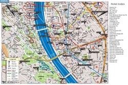 Карта отелей Будапешта