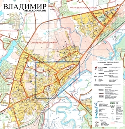 Карта Владимира