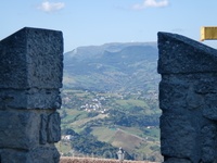 Вид с крепостной стены Сан-Марино