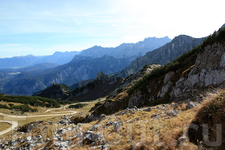 вид от сев. стены Alpspitze в сторону Гармиша.