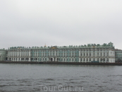Зимний дворец. Вид с Васильевского острова