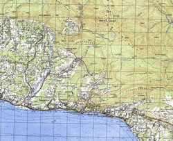 Карта Нового Афона