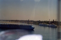 Вид на реку Нил с набережной в Луксоре