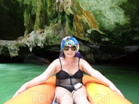 Разноцветные фантастически красивые пещеры, изумрудное море и я на каное! Кто бы мог подумать?!