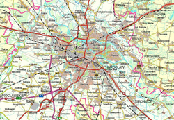 Карта Вроцлава