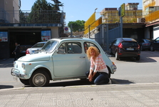 Fiat 500. Старая версия italian car