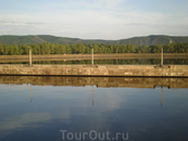 Плотина Куйбышевской ГЭС