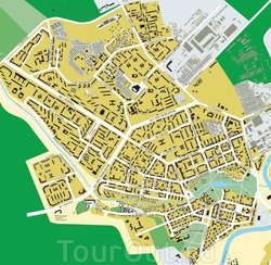 Карта Ухты с улицами