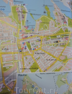 Туристическая карта Лаппеенранты