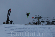 выступления райдеров на фестивале Quiksilver New Star invitational в Игоре