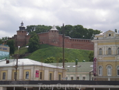 Вид на Нижегородский кремль с теплохода