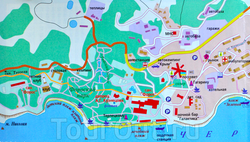 Туристическая карта Фороса