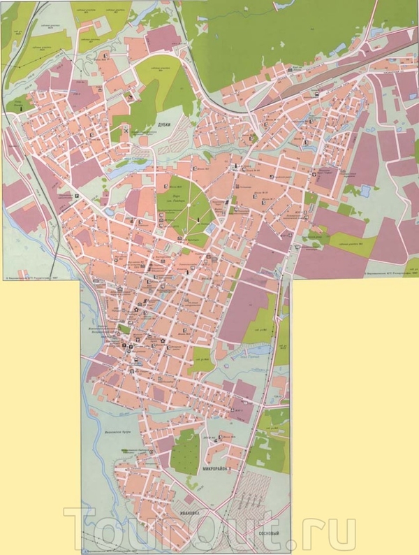 Карта Арзамаса. Подробная карта Арзамаса