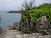 В местечке Ротенёф, что в пригороде Сен-Мало, есть скалистый берег, изрезанный скульптурами