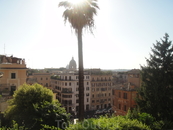 Вид на Рим с Испанской лестницы