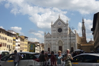 С базилики  Санта Кроче на площади  Санта Кроче ( площадь Святого  Креста) началась наша экскурсия по городу, ее провела  Франческа,  гид по  Флоренции ...