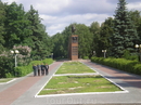 Памятник В.И.Чапаеву (он родился  деревне Будайки, ныне в черте г. Чебоксары)