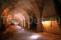 Подземные помещения крепости.
