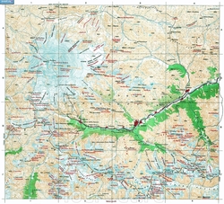 Карта Эльбруса