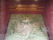 Перпиньян. Макет города 1686 года