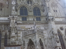 Регенсбург. Фрагмент фасада Собора святого Петра, Сфотографировать во весь рост не удалось.