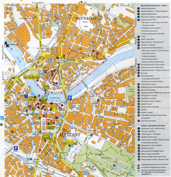 Карта Дрездена на русском